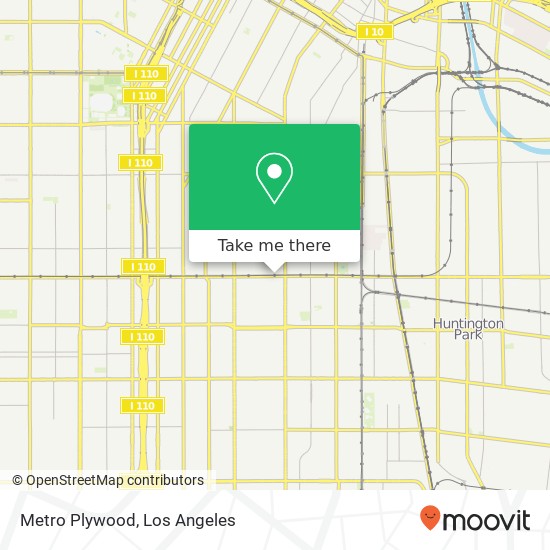 Mapa de Metro Plywood