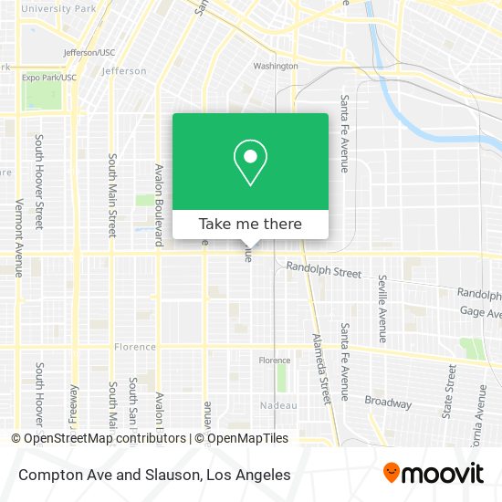 Mapa de Compton Ave and Slauson