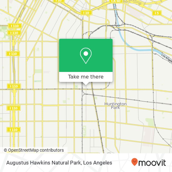 Augustus Hawkins Natural Park map