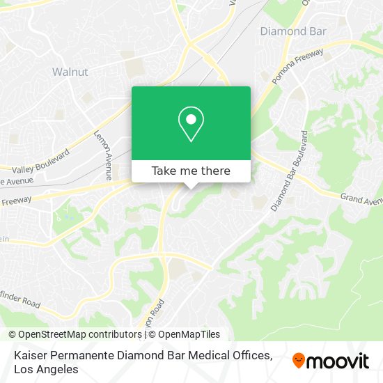 Kaiser Permanente Diamond Bar Medical Offices map