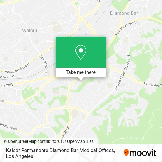 Kaiser Permanente Diamond Bar Medical Offices map