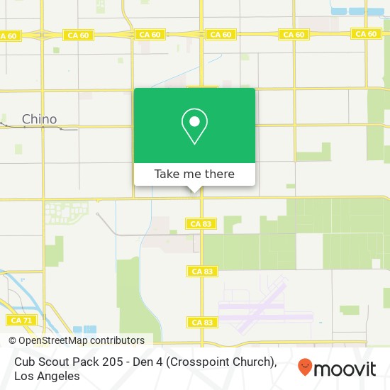 Cub Scout Pack 205 - Den 4 (Crosspoint Church) map