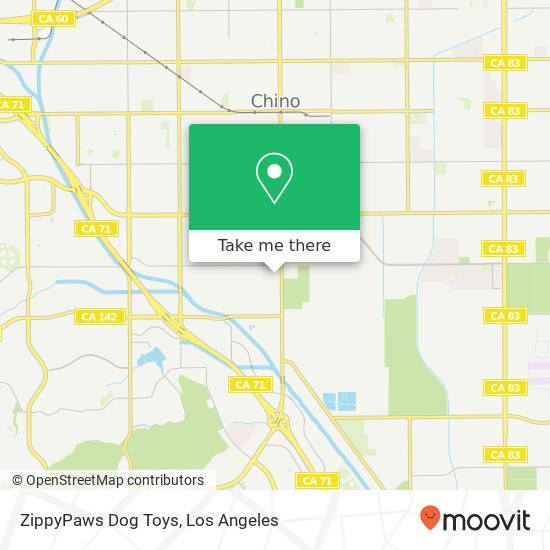 Mapa de ZippyPaws Dog Toys