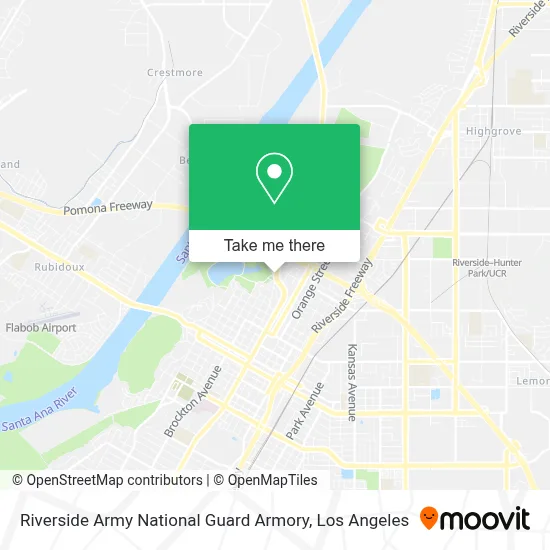 Riverside Army National Guard Armory map