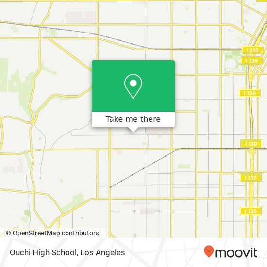 Ouchi High School map