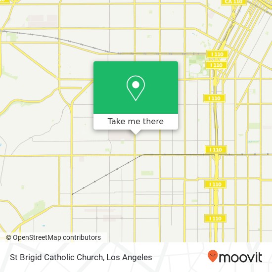 St Brigid Catholic Church map