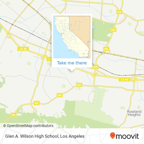 Mapa de Glen A. Wilson High School