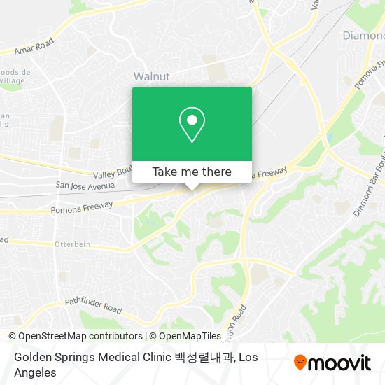 Mapa de Golden Springs Medical Clinic 백성렬내과