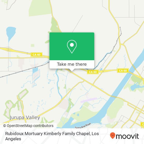 Rubidoux Mortuary Kimberly Family Chapel map