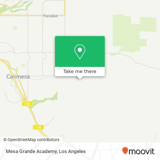 Mesa Grande Academy map