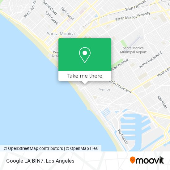 Google LA BIN7 map