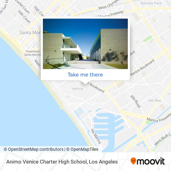 Animo Venice Charter High School map