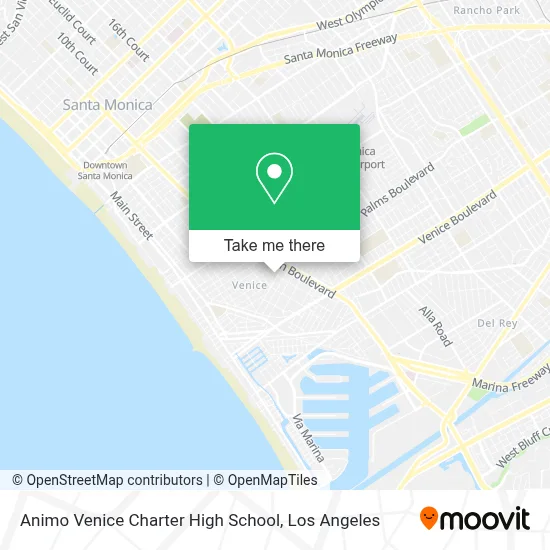 Animo Venice Charter High School map