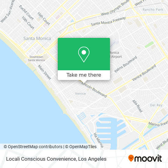Mapa de Locali Conscious Convenience