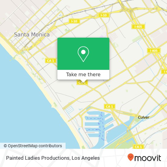 Painted Ladies Productions map