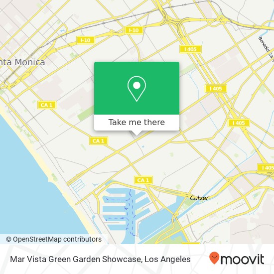 Mapa de Mar Vista Green Garden Showcase