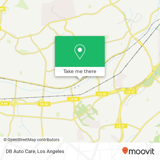 DB Auto Care map