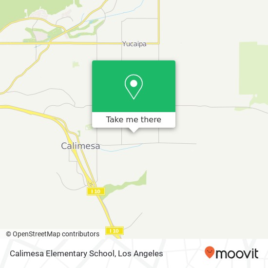 Calimesa Elementary School map