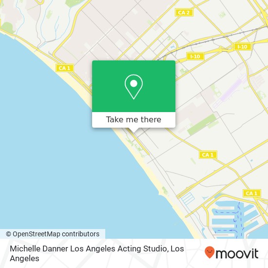 Michelle Danner Los Angeles Acting Studio map