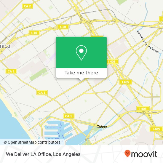 Mapa de We Deliver LA Office