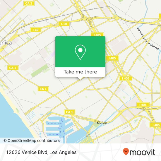 12626 Venice Blvd map