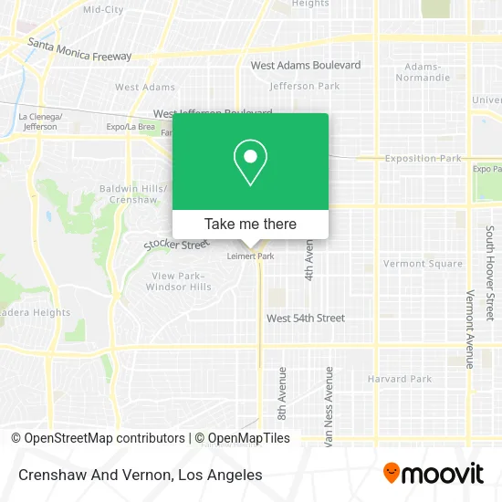 Mapa de Crenshaw And Vernon