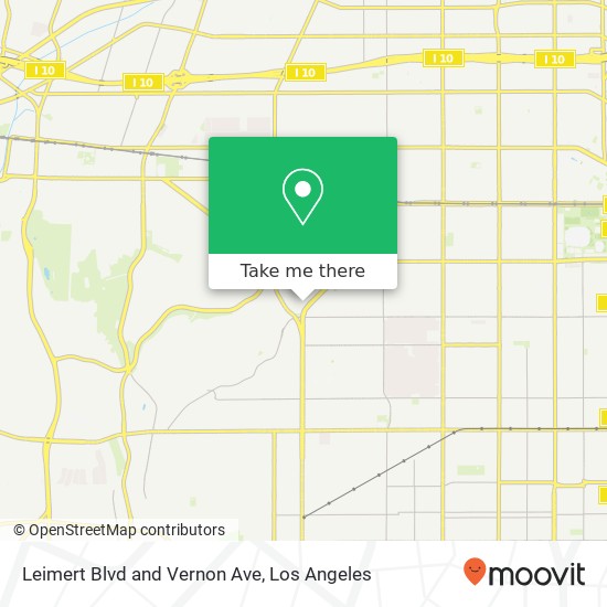 Mapa de Leimert Blvd and Vernon Ave