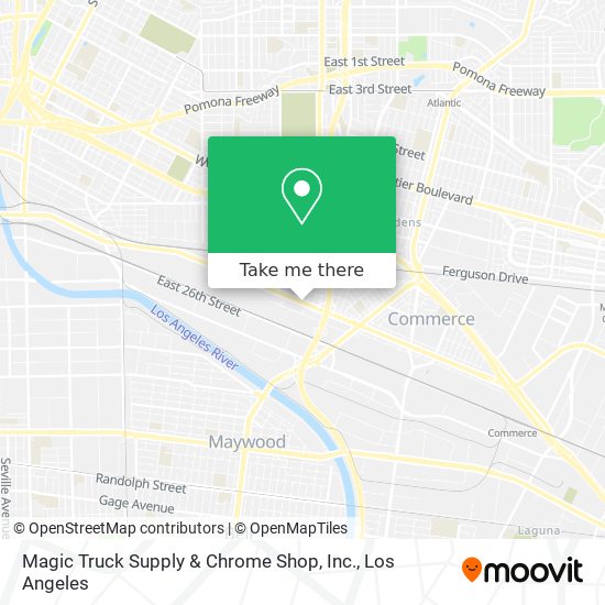 Mapa de Magic Truck Supply & Chrome Shop, Inc.