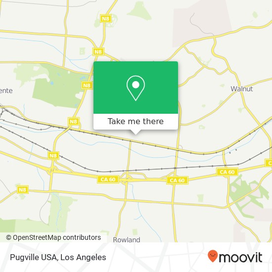 Pugville USA map