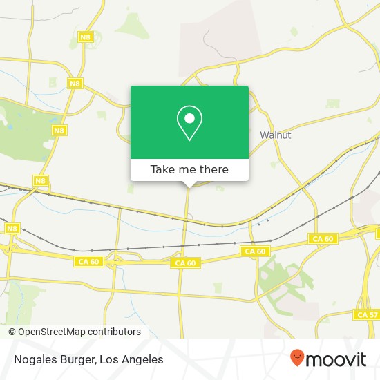 Mapa de Nogales Burger