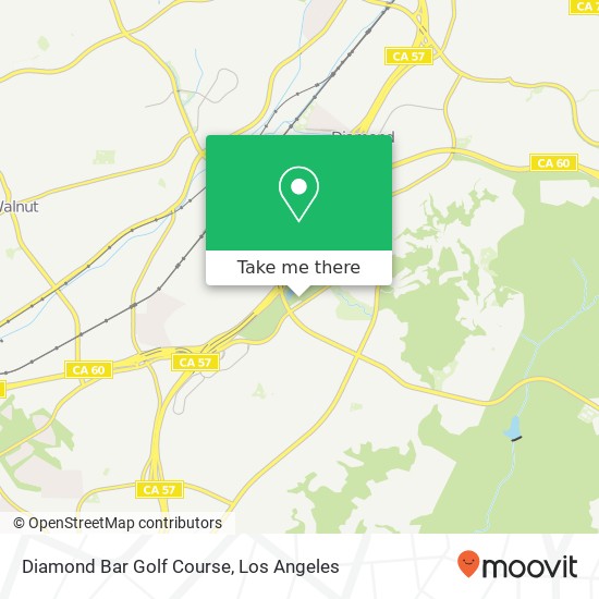 Diamond Bar Golf Course map