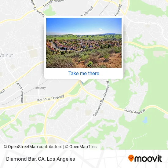 Diamond Bar, CA map