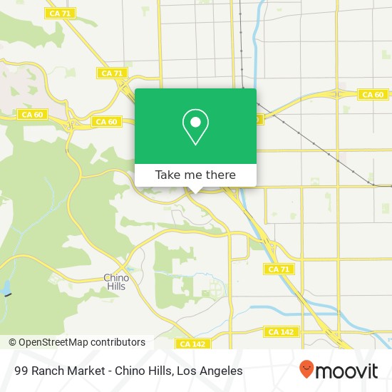 Mapa de 99 Ranch Market - Chino Hills