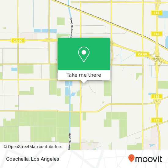 Mapa de Coachella