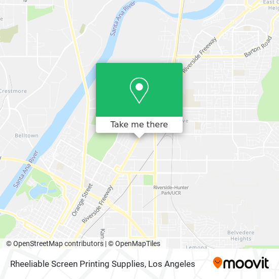 Rheeliable Screen Printing Supplies map