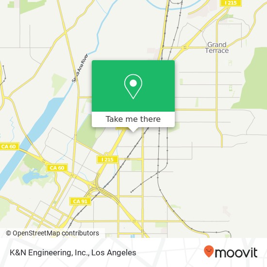 K&N Engineering, Inc. map