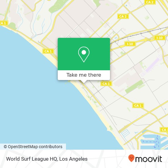 Mapa de World Surf League HQ