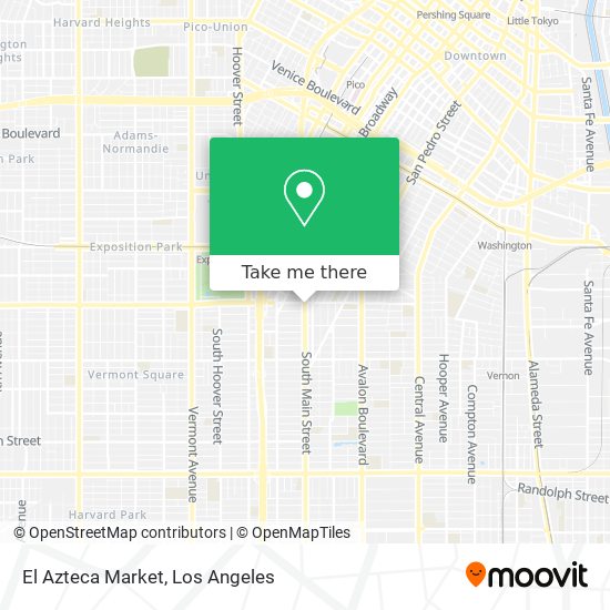 El Azteca Market map