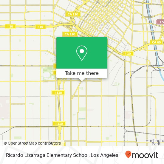 Mapa de Ricardo Lizarraga Elementary School