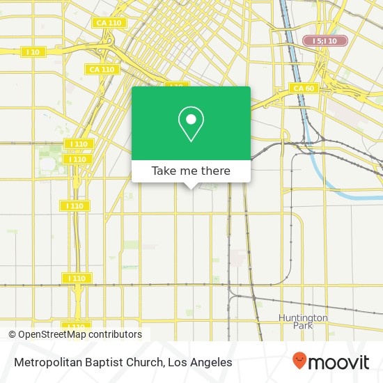 Metropolitan Baptist Church map