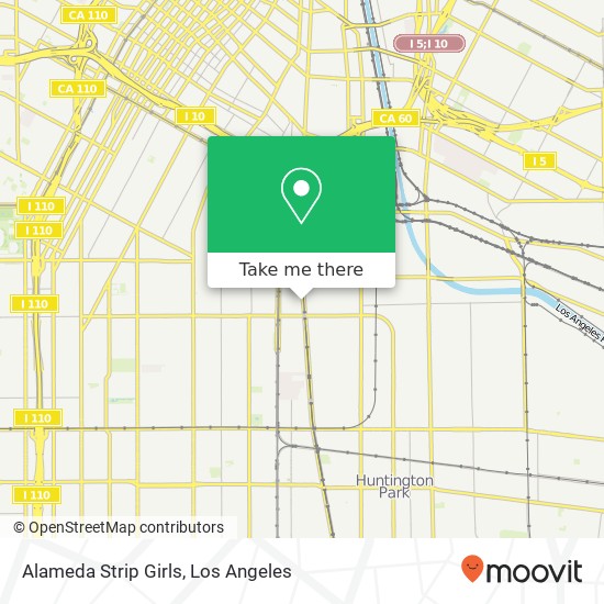 Alameda Strip Girls map