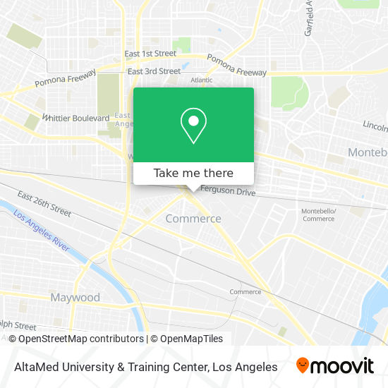 Mapa de AltaMed University & Training Center