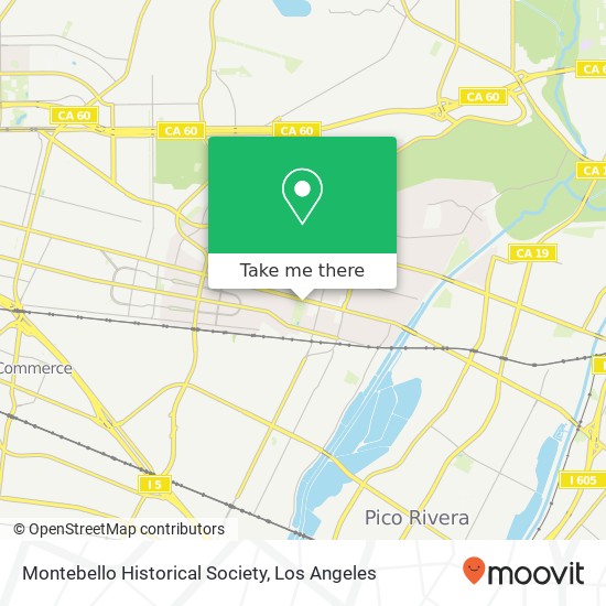 Montebello Historical Society map