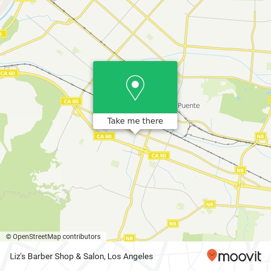 Liz's Barber Shop & Salon map