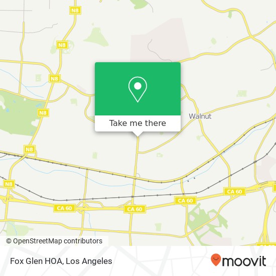 Mapa de Fox Glen HOA