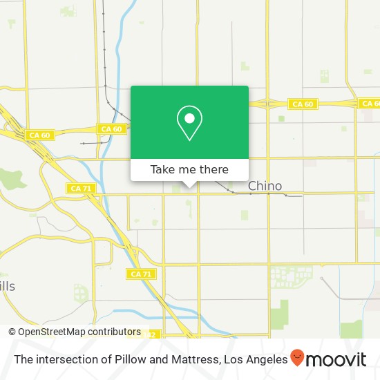 The intersection of Pillow and Mattress map