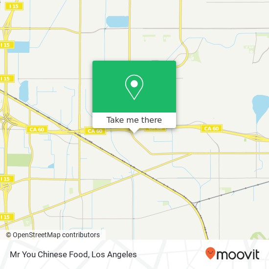 Mapa de Mr You Chinese Food