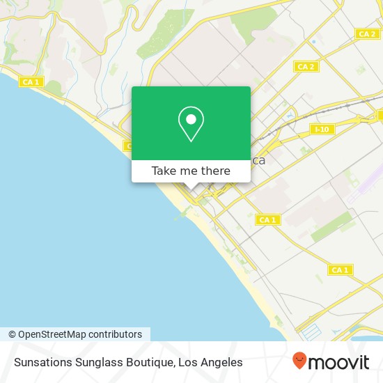 Sunsations Sunglass Boutique map