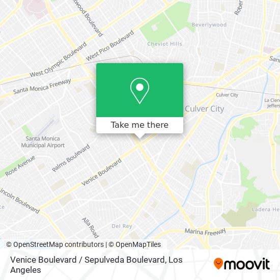 Mapa de Venice Boulevard / Sepulveda Boulevard