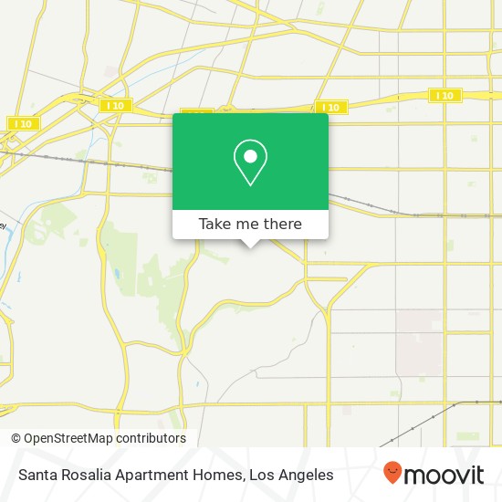 Santa Rosalia Apartment Homes map